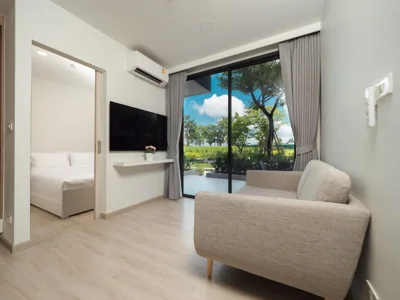 Two-Bedroom Apartment with Terrace — Laguna SkyPark new brand apartments